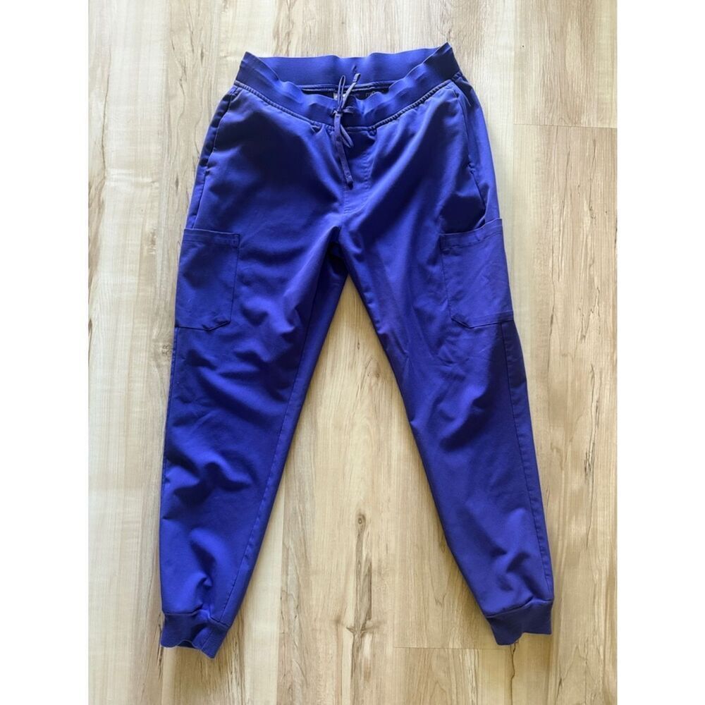 Mandala purple jogger scrub pants